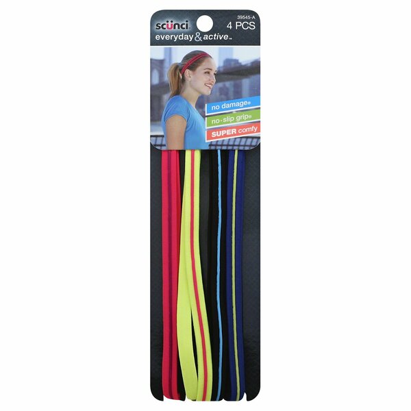 Scunci NON SLIP HEADWRAPS, 4PK 264628